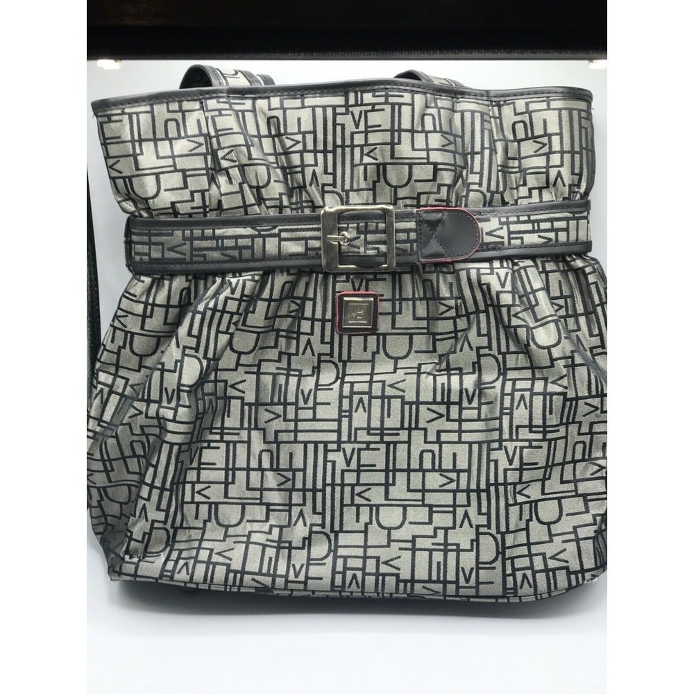 Diane Von Furstenberg Travel Tote Black & Silver