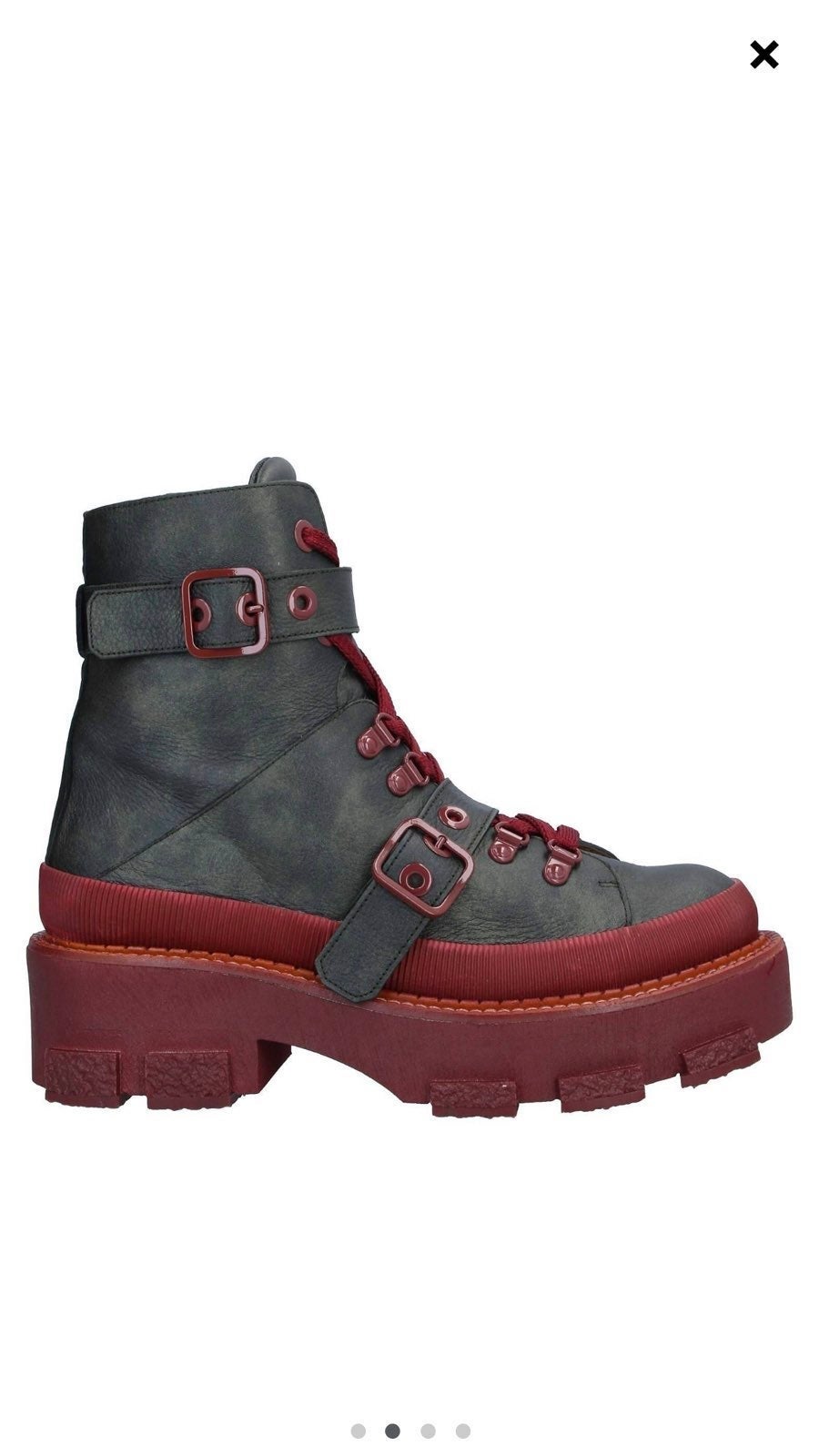 Biker boots: Prada Inspired Lace Up boots by RAS