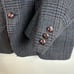 Pendleton Blue Plaid Tweed Wool Blazer Sport Coat Jacket Wooden Buttons Men's 42