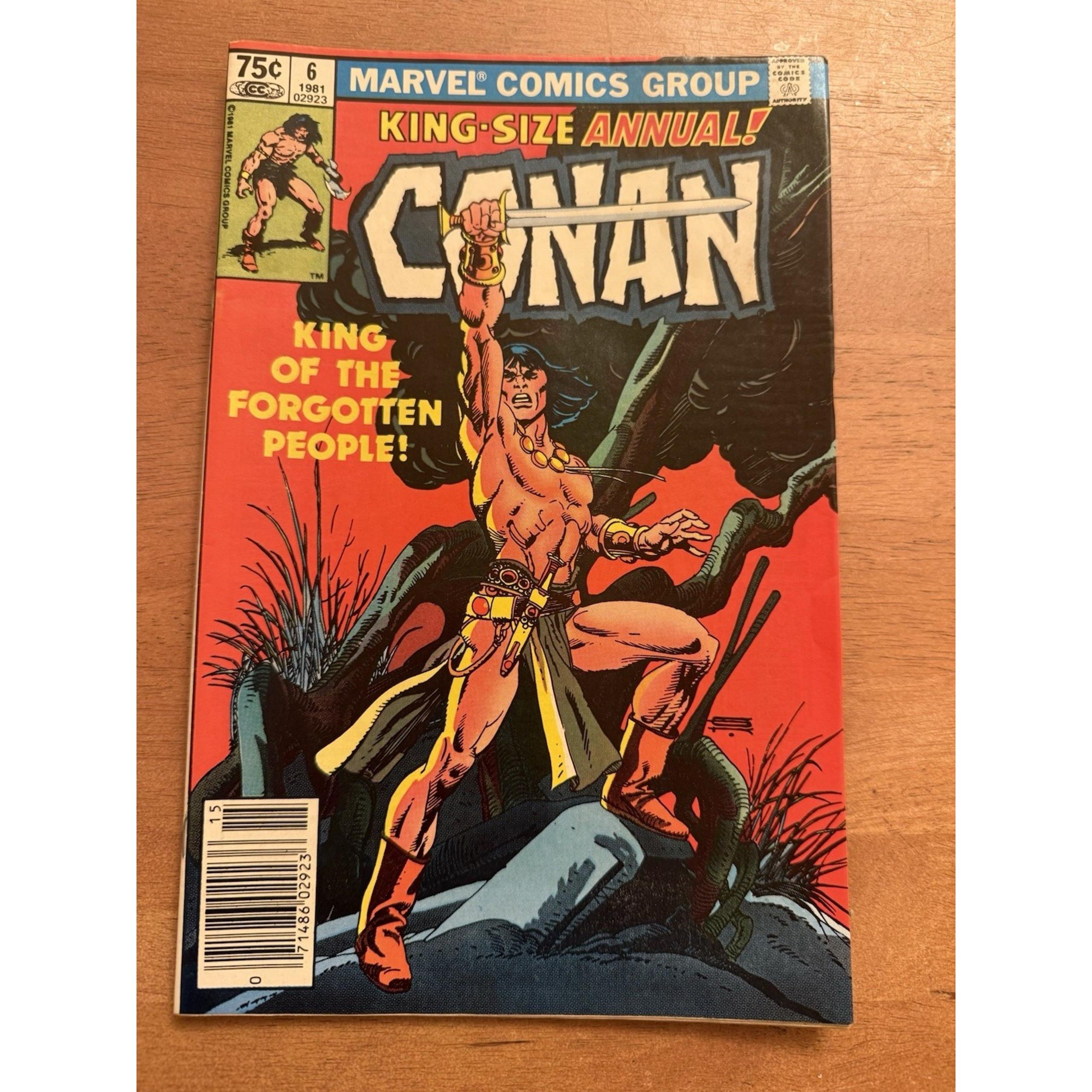 Conan the Barbarian King Size Annual Issue # 6 ~ 1981 Marvel Comics