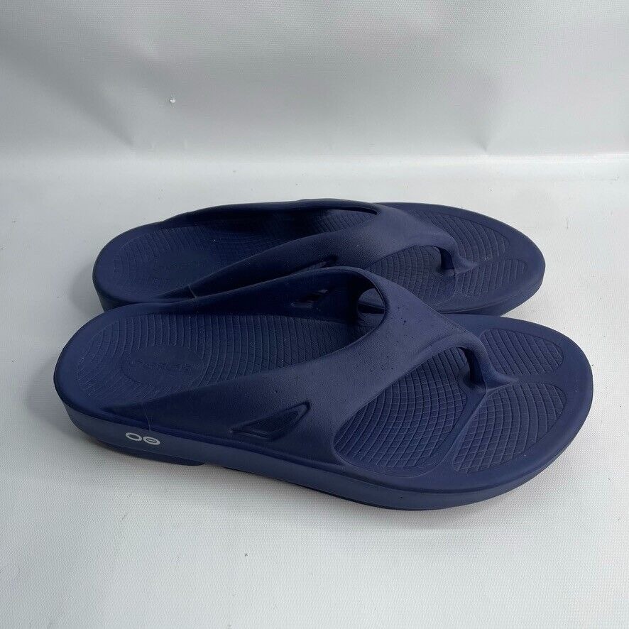 OOFOS Original Blue Recovery Slide Thong Casual Comfort Sandals Size M10 W12