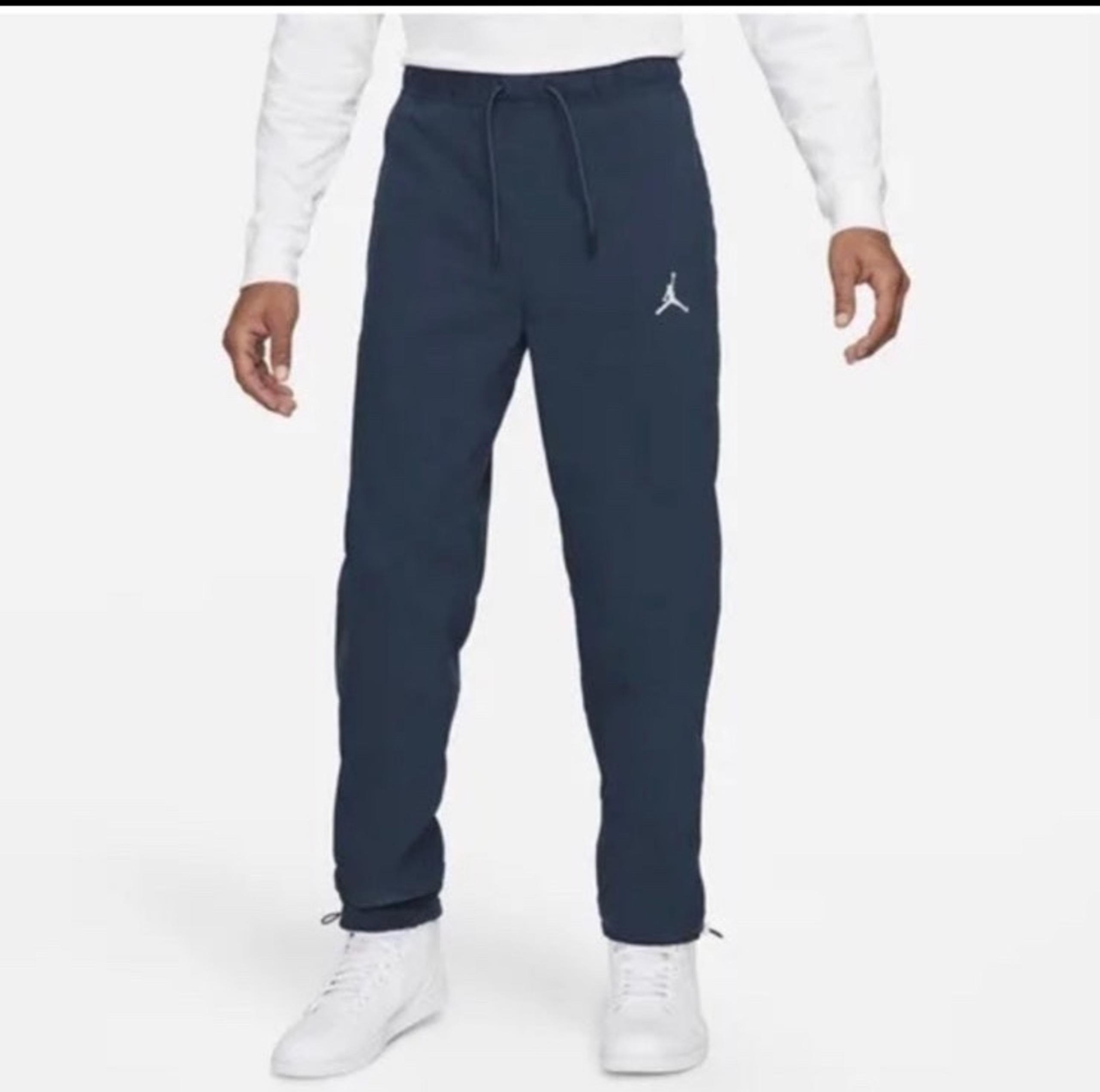 (DA9834 454) NWT Air Jordan Essential blue Woven Pants sz L Mens