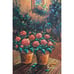 OOAK Vintage Original Oil Painting of House and Hydrangea Flowers - M. Bryce '95