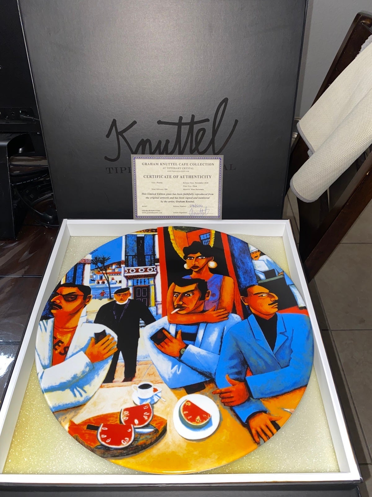 Graham Knuttel limited edition porcelain plate