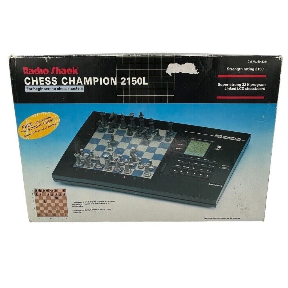 Vintage Radio Shack Chess Champion 2150L - Magnetic Pieces, Full Set- WORKS