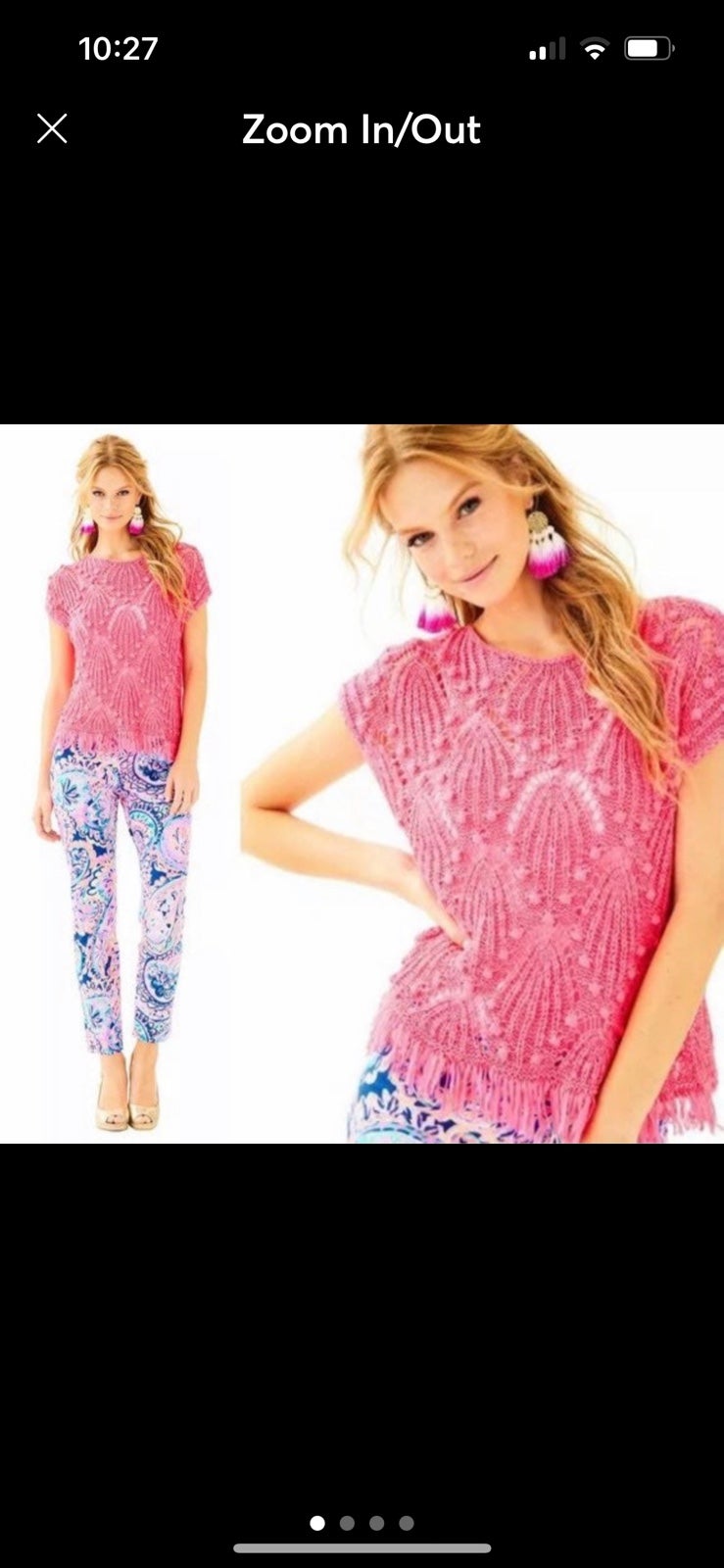 Lilly Pulitzer Pink Sweater
