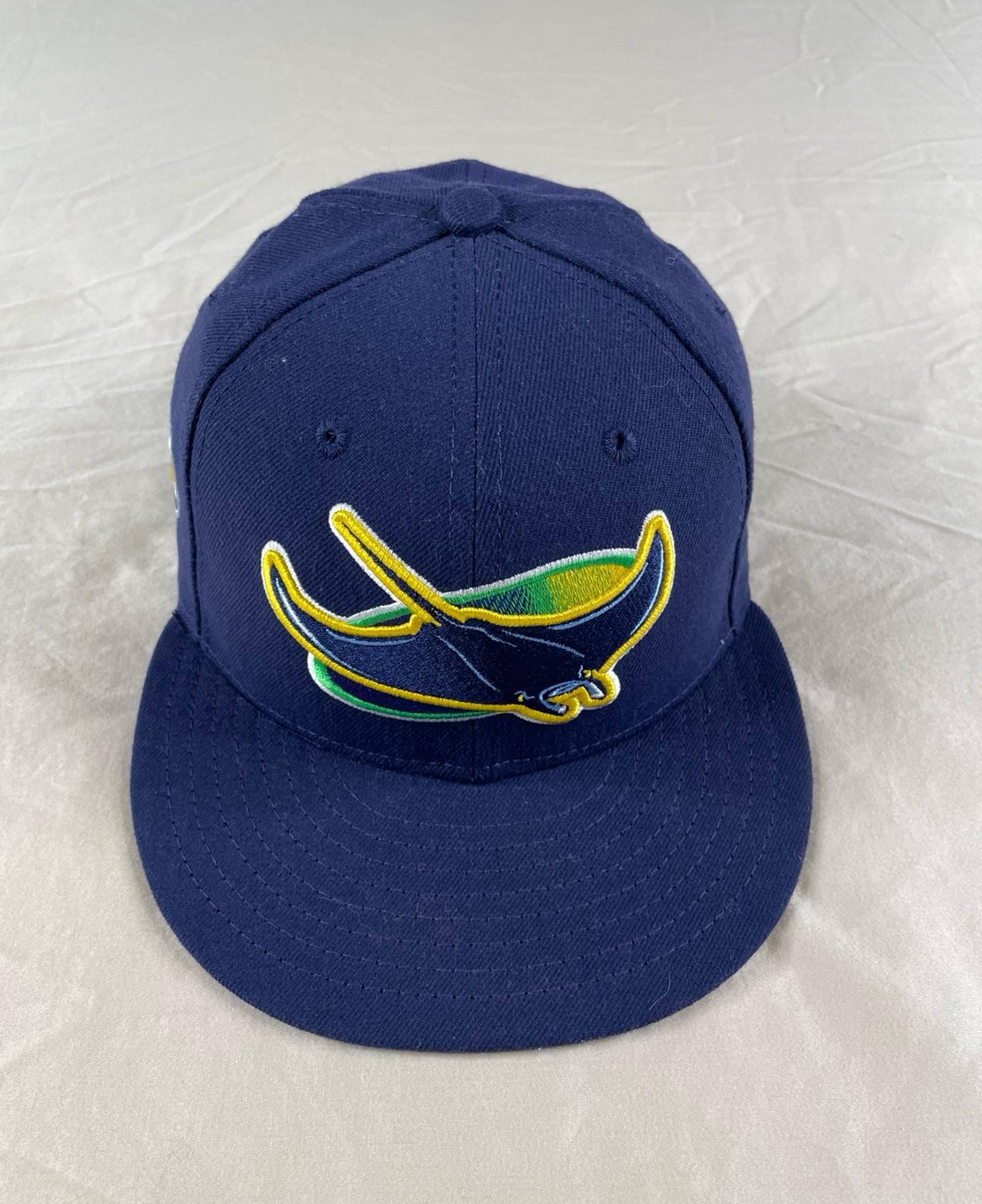 Tampa Bay Rays 2022 Postseason New Era 59FIFTY MLB Hat Cap Blue Mens Size 7