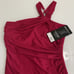 NWT Miraclesuit Rock Solid Europa Halter One Piece Grenadine Red Size 14