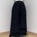 00s archive JAPAN black wide slacks y2k