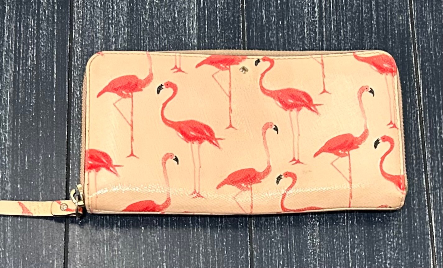 Kate Spade Flamingo Continental Wallet