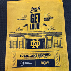 Notre Dame Rally Towel - 1st ever CFP Playoff game vs. Indiana