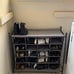 20-Cube Gray Stackable Shoe Cubby Organizer, Free Standing Shoe Cube Rack