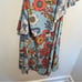 Asos Maternity One Shoulder Cape Dress Blue Floral
