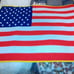American flag afghan