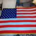 American flag afghan