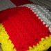 American flag afghan