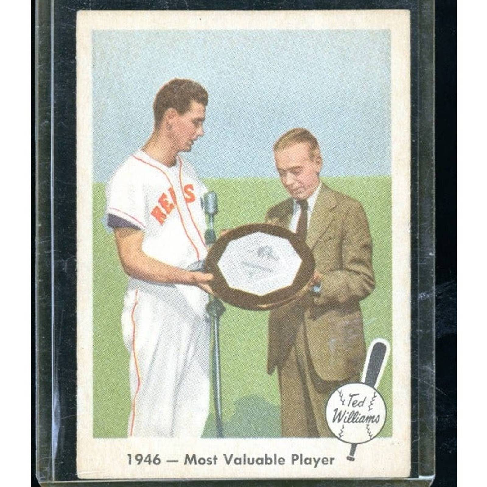1959 Fleer #32 Ted Williams - 1946 Most Valuable Player
