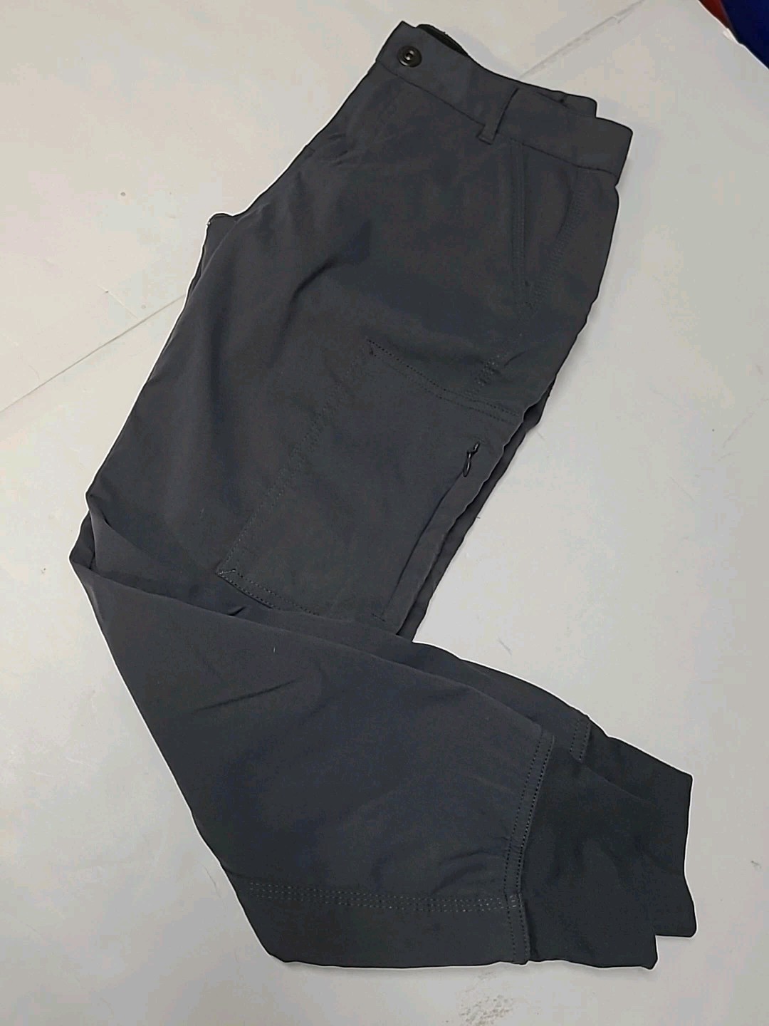 Prana Halle II Jogger Pants Womens 2 Gray Cargo Outdoor Hiking Drawstring