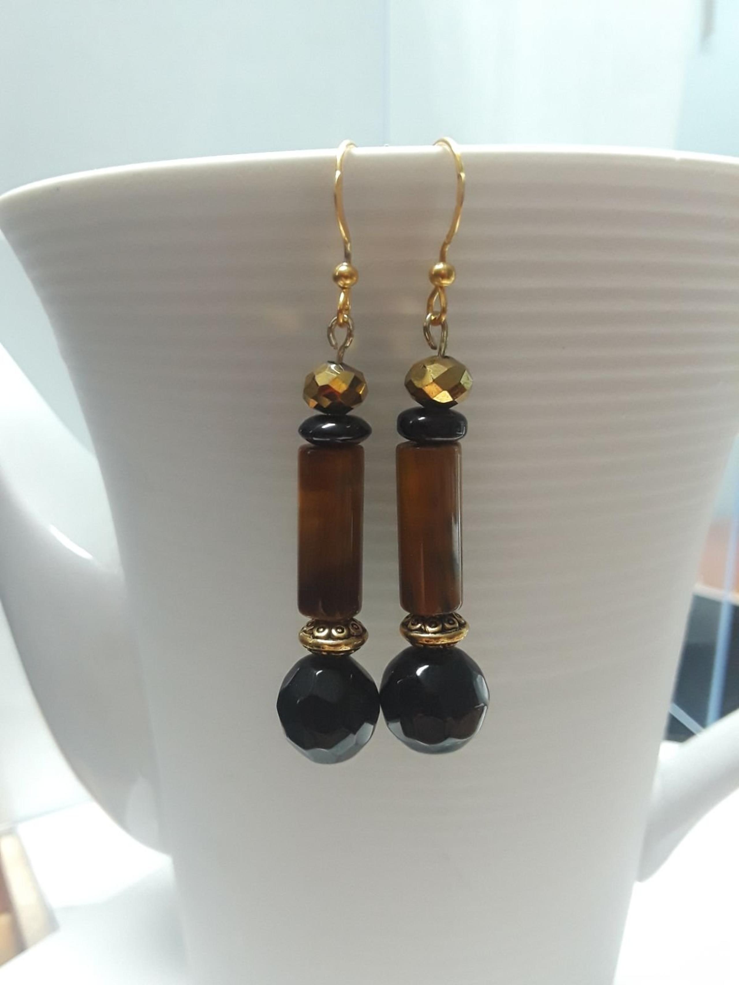 TIGEREYE EARRINGS