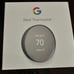 Google Nest Thermostat Snow