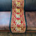 Thai elephants handcrafted wall hanging art/table runner
