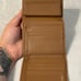 Prada Brown Leather Trifold Compact Wallet