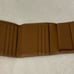 Prada Brown Leather Trifold Compact Wallet