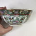 Chinese Handpainted Trinket Decorative Bowl Ladies Man Birds Floral Imari Design