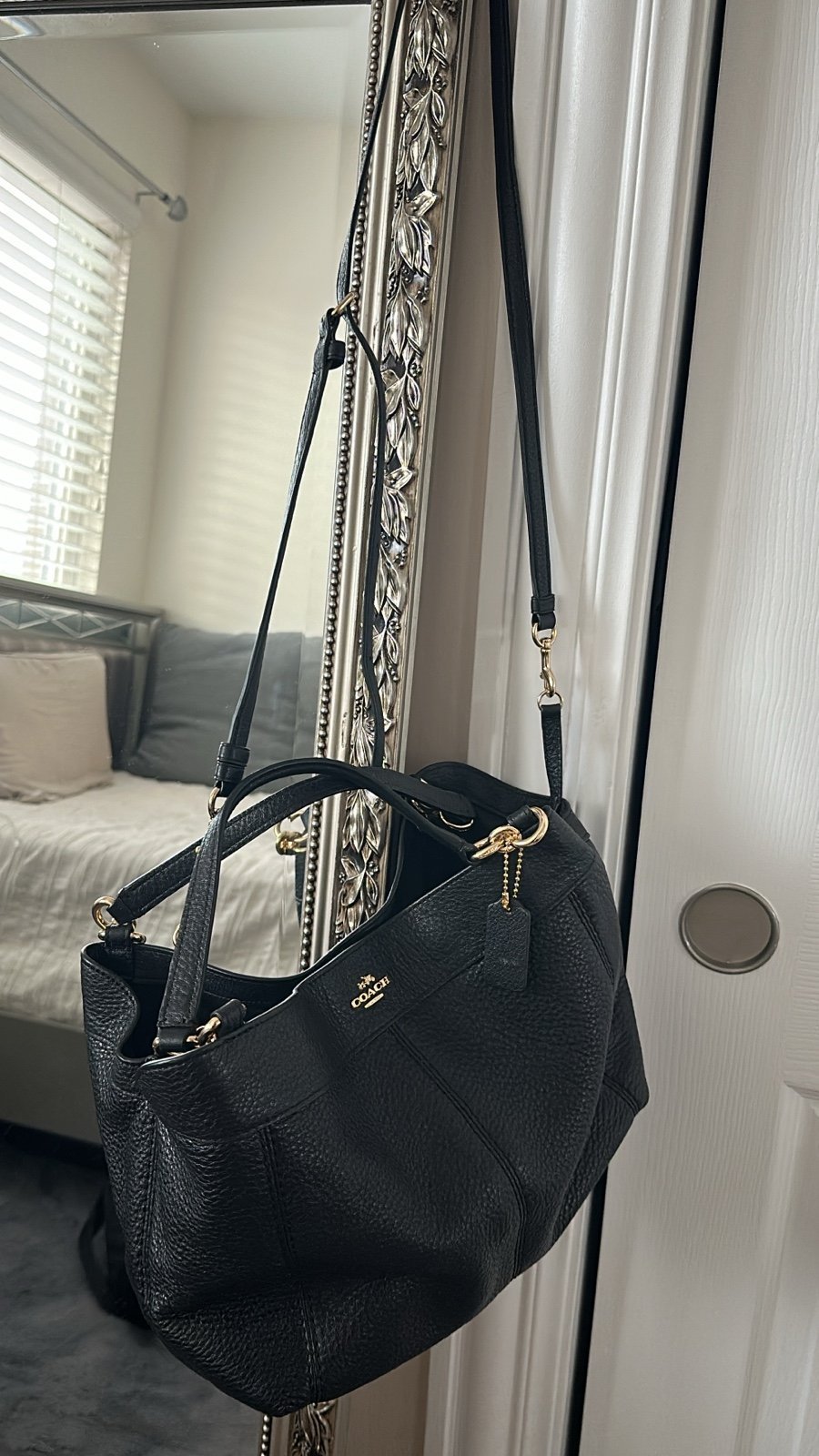 Coach Black Leather Purse