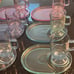 Tupperware Snack Set Plates Footed Mugs Pastel Acrylic Trays and Cups- 1…