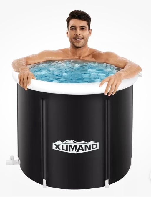 Xumand Ice Bath Tub, Ice Bath, Cold Plunge Tub Outdoor, Portable Ice Bath Tub