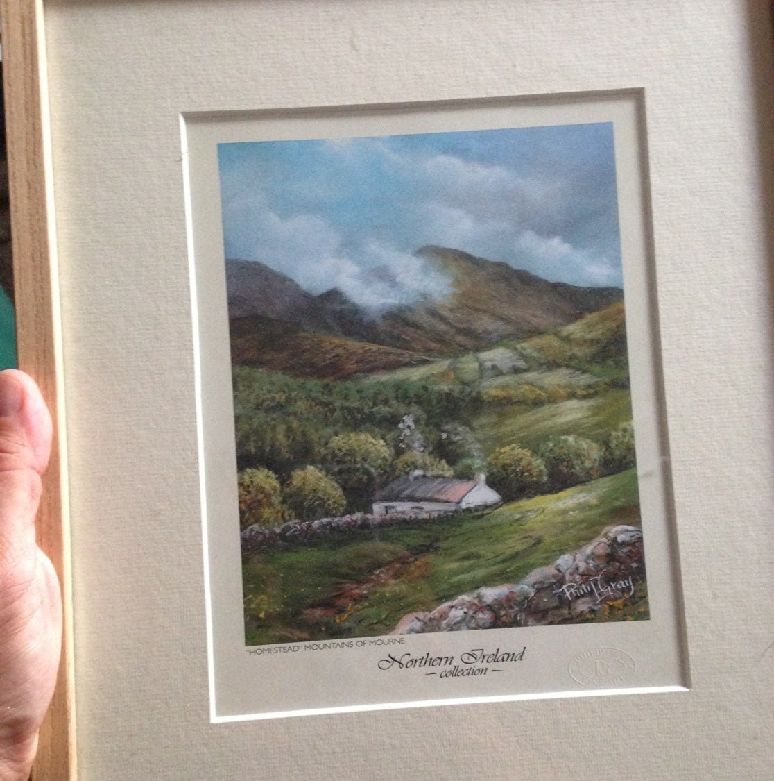 Framed And Matted Northern Ireland Print