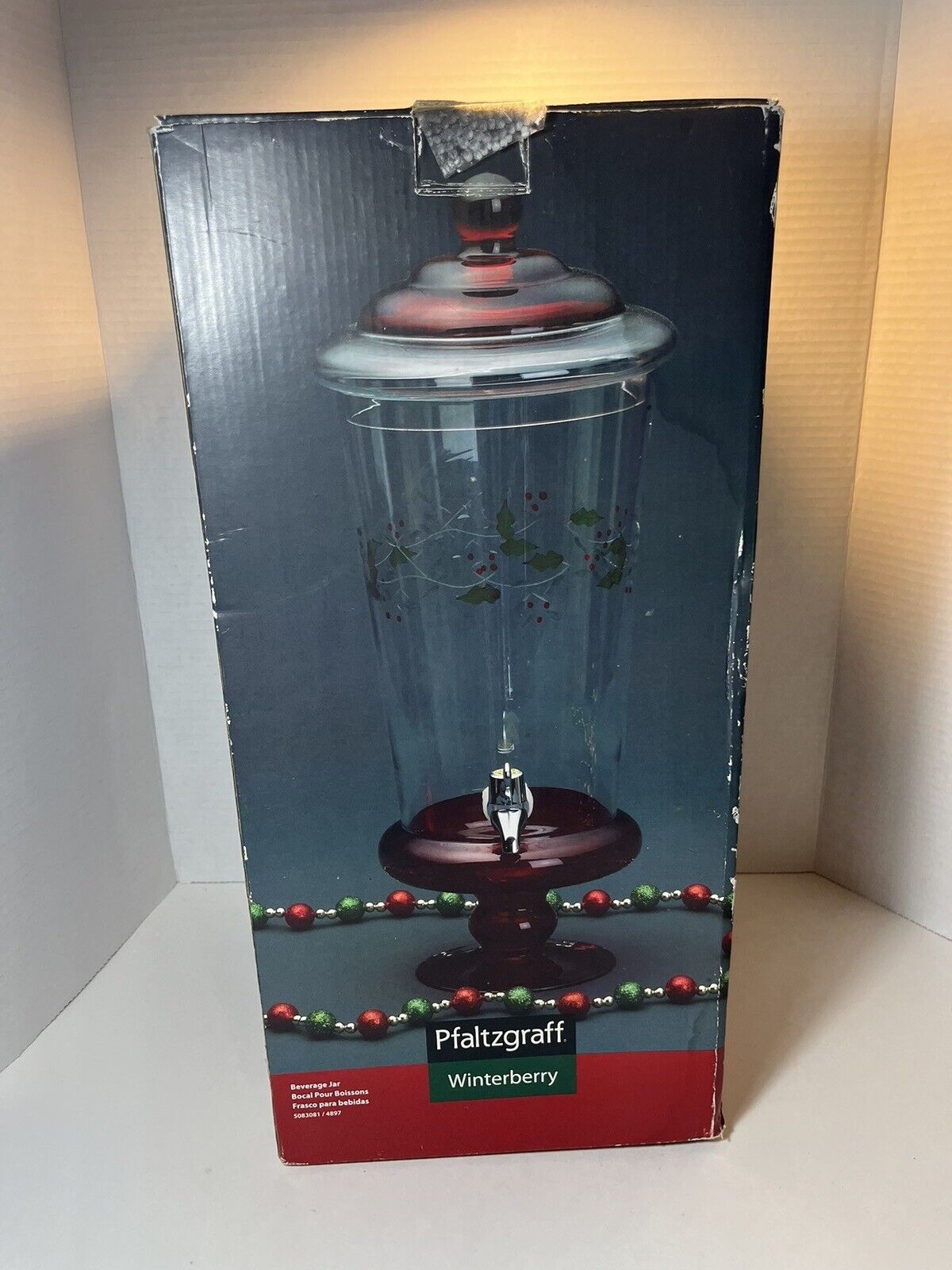 Pfaltzgraff Winterberry Beverage Jar