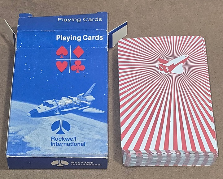 Vintage Rockwell International Playing Cards Special Courts Complete