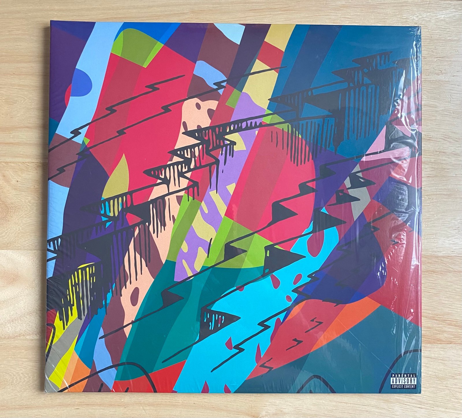 Kid Cudi Insano Red Vinyl with Signed Insert