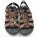Ecco mens 44 10.5 brown leather walking
