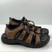 Ecco mens 44 10.5 brown leather walking