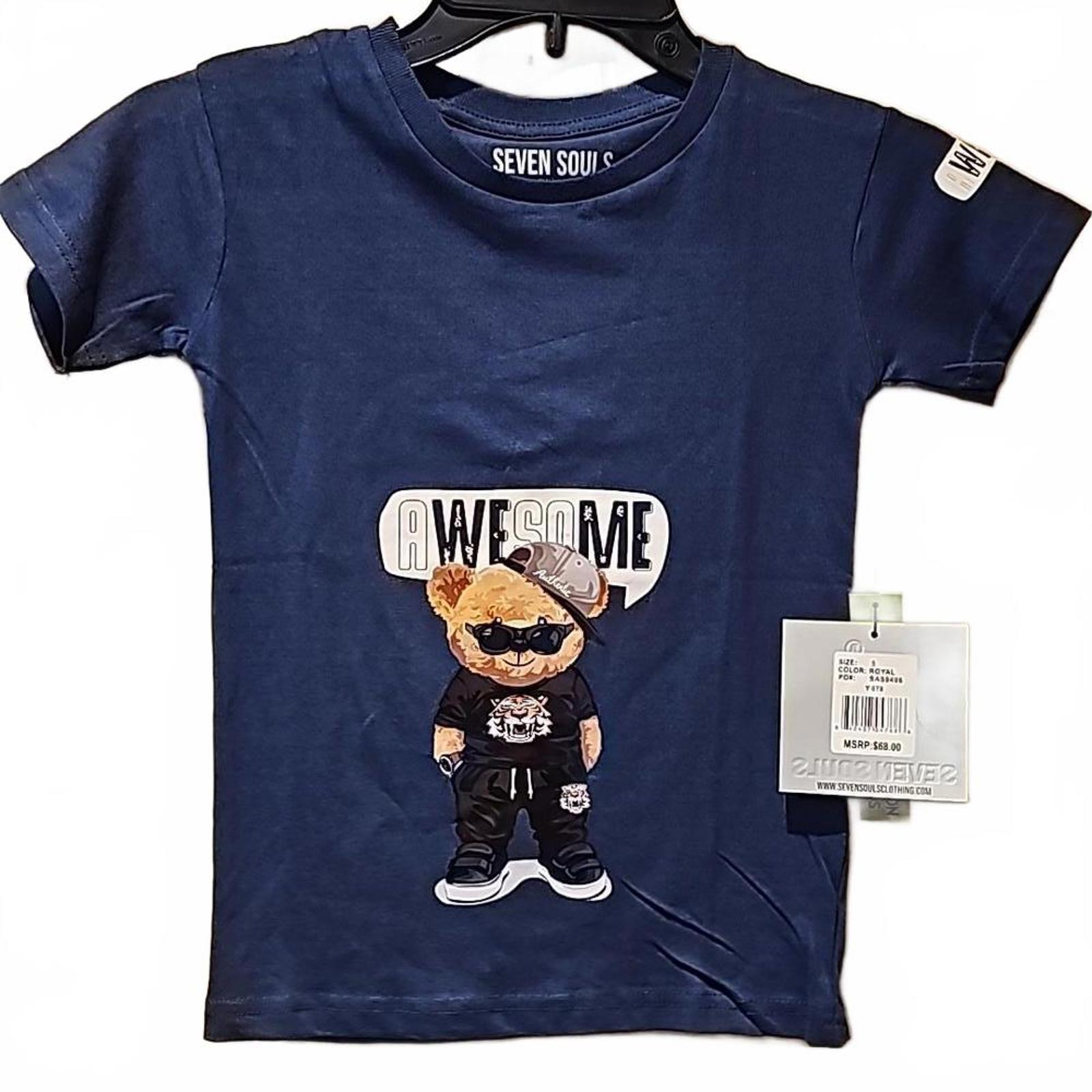 Seven Souls boys AWESOME shirt size 5. NWT
