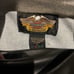 Harley Davidson leather jacket & denim vest size large