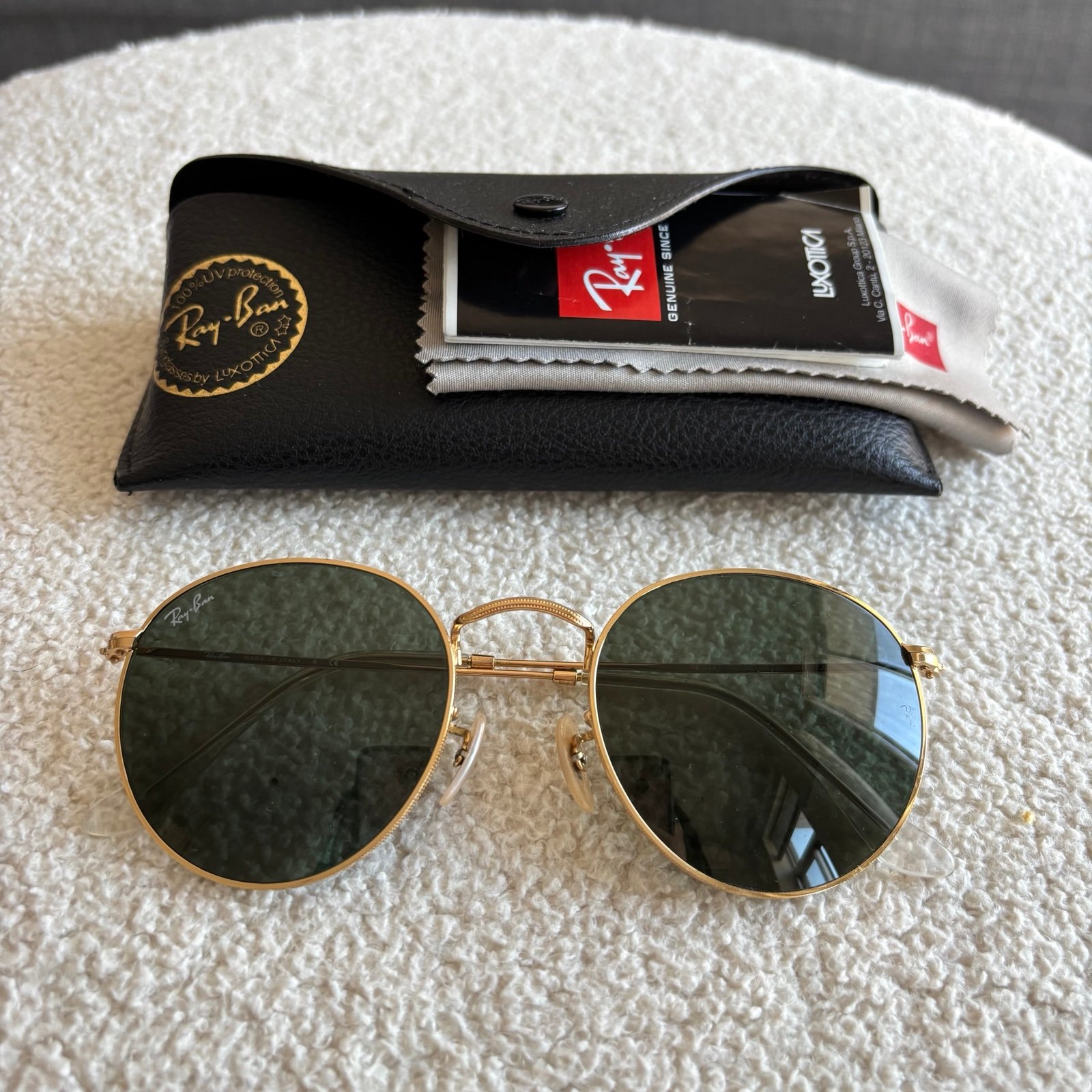 Ray-Ban RB3447 53MM Round Sunglasses