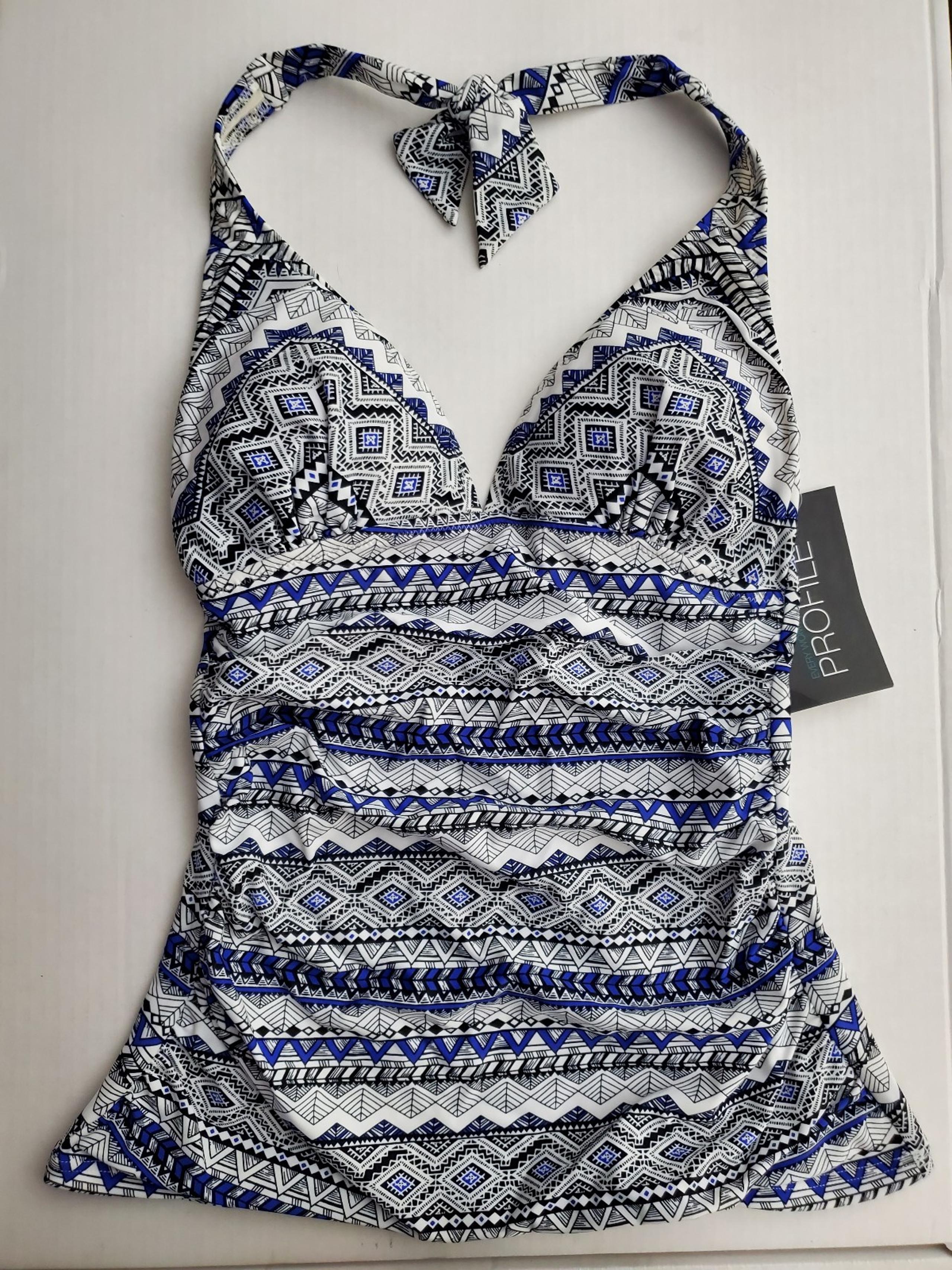 Profile By Gottex Halter Tankini Swimsuit Top