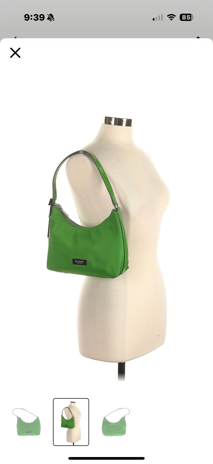 Kate Spade Sam Icon Small Nylon Shoulder Bag