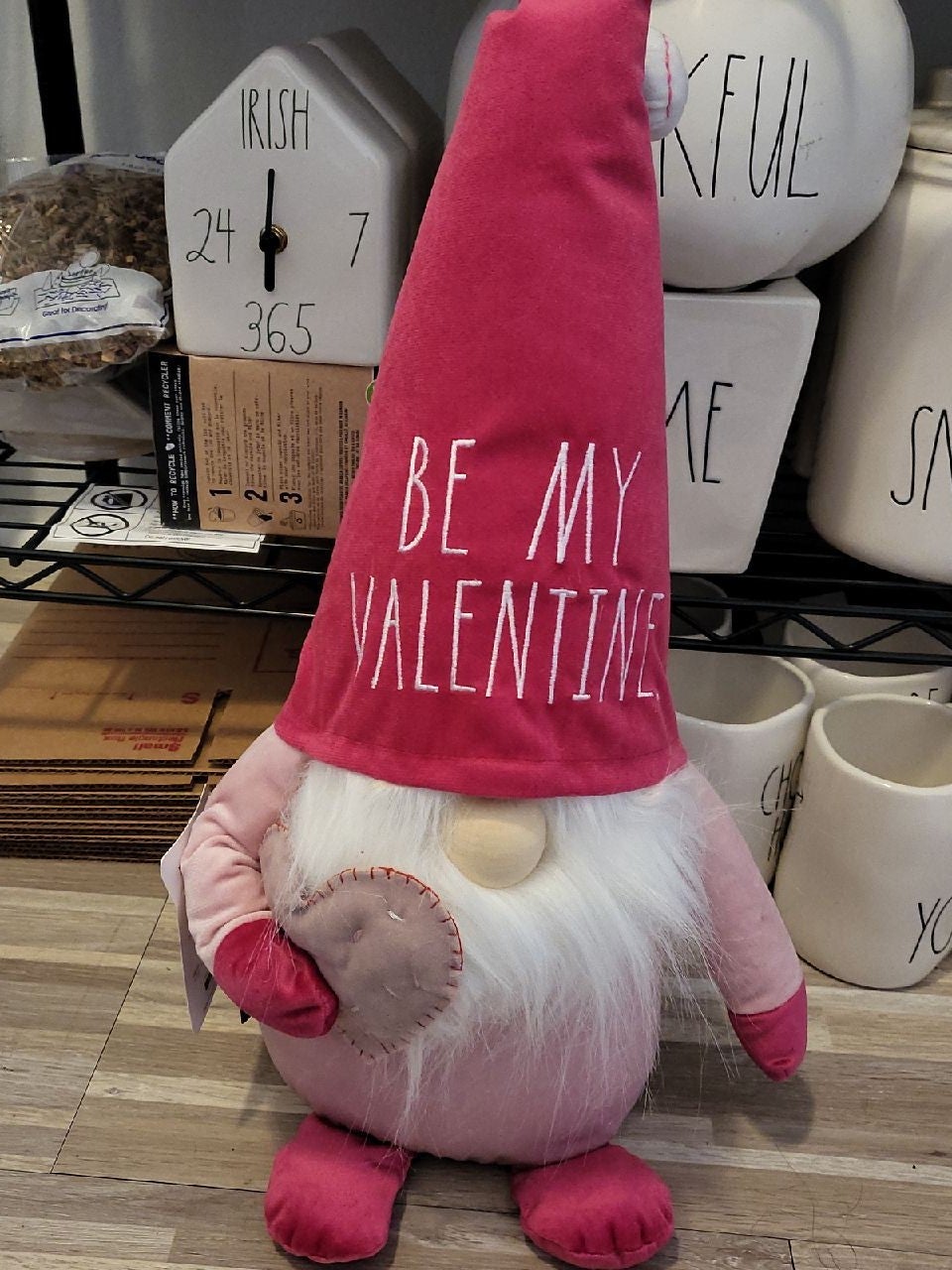 Rae Dunn Valentine Gnome