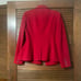 Tory Burch red peacoat