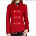 Tory Burch red peacoat