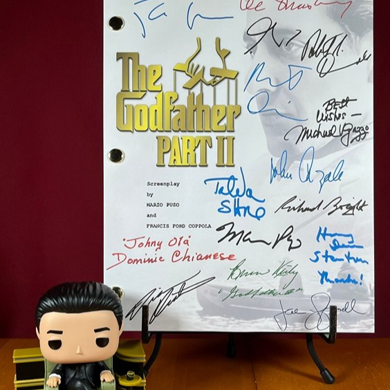 The Godfather Part II Script Signed- Autograph Reprints- 195 Pages- Al Pacino