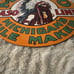 VINTAGE MUSGO Michigans Mile Maker INDIAN 12” PORCELAIN METAL GAS OIL AD SIGN!