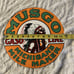 VINTAGE MUSGO Michigans Mile Maker INDIAN 12” PORCELAIN METAL GAS OIL AD SIGN!
