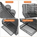Marbrasse Desk Organizer with File Holder, 5-Tier Paper Letter Tray Organizer wi