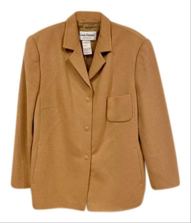 Louis Feraud Tan Vintage Coat Size 16 (XL, Plus 0x)